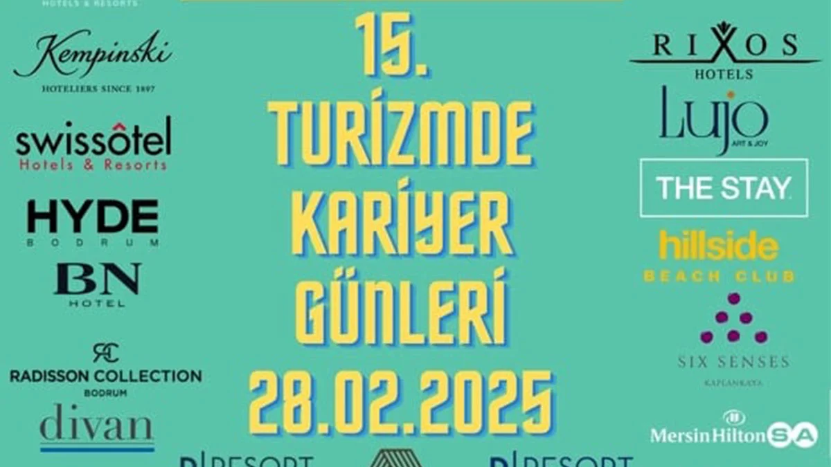 Mersin Üniversitesi 15. Turizmde Kariyer Günleri başlıyor!