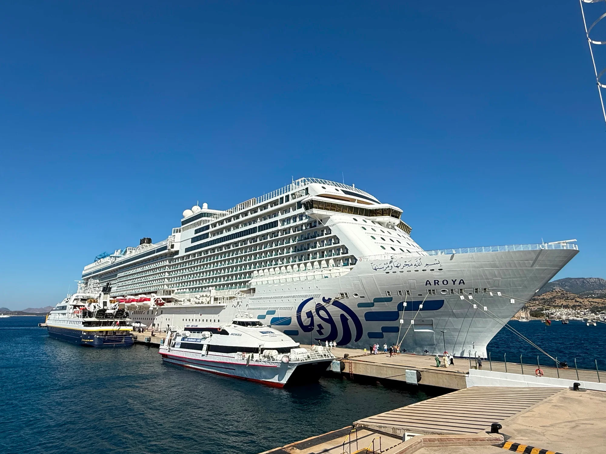 Bodrum’da kruvaziyer hareketliliği: "3 bin 292 turist geldi"