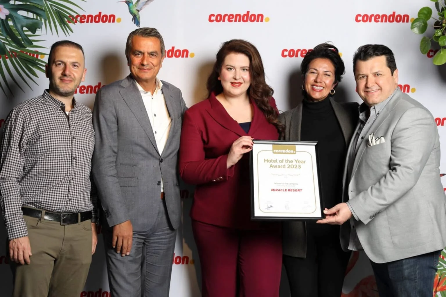 Corendon’un Hotel Of The Year Türkiye ödülü Miracle Resort Hotel’in oldu
