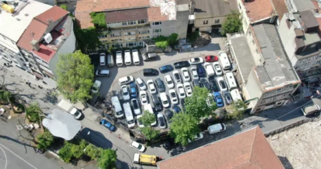Otel olacaktı otopark oldu