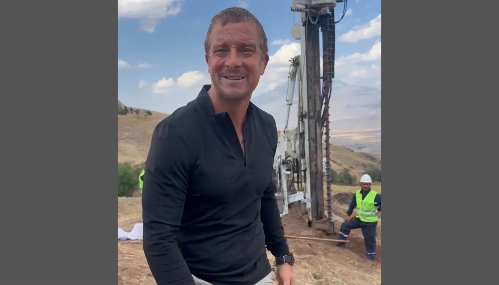 Dünyaca ünlü İngiliz maceracı ve yayıncı Bear Grylls, Ağrı'da Nuh'un Gemisi'nin peşinde