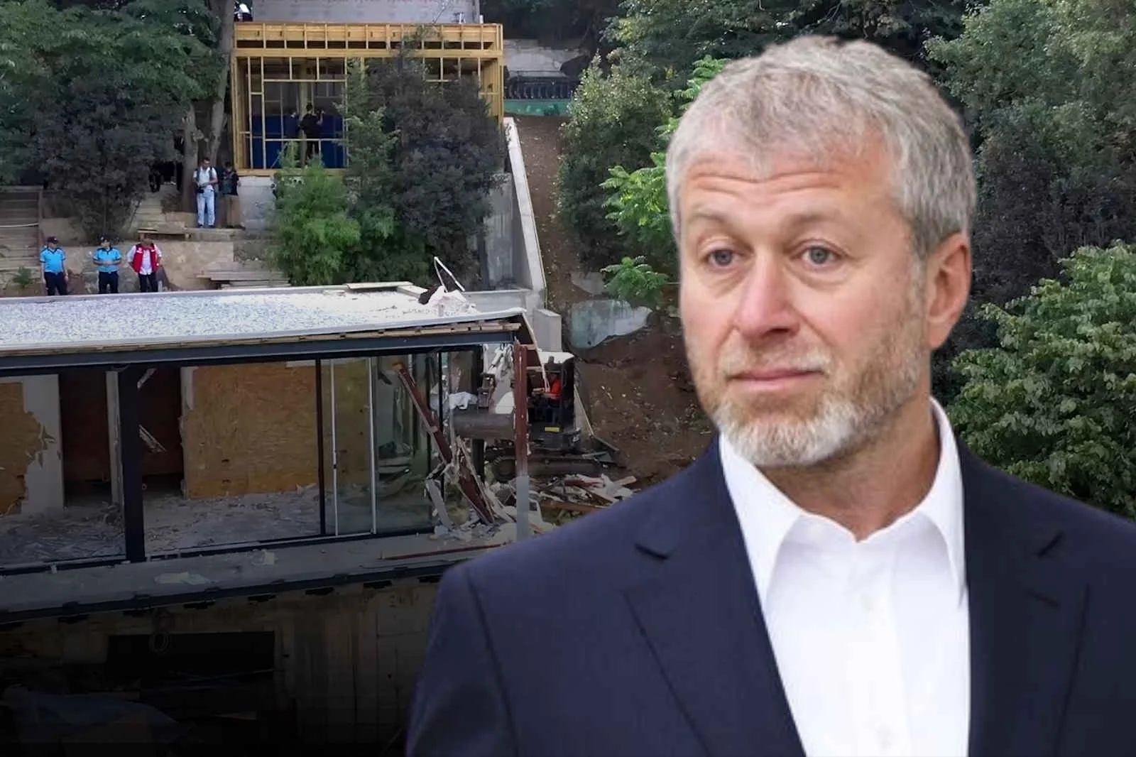 Roman Abramoviç’in ruhsatsız yapıları yıkılıyor