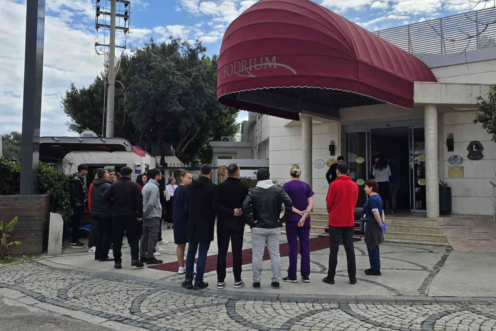 Bodrium Hotel'de deprem ve yangın tatbikatı
