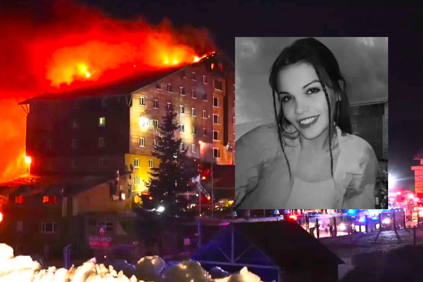 Yanan otelde 12. kattan atlayan otel personeli hastanede hayatını kaybetti
