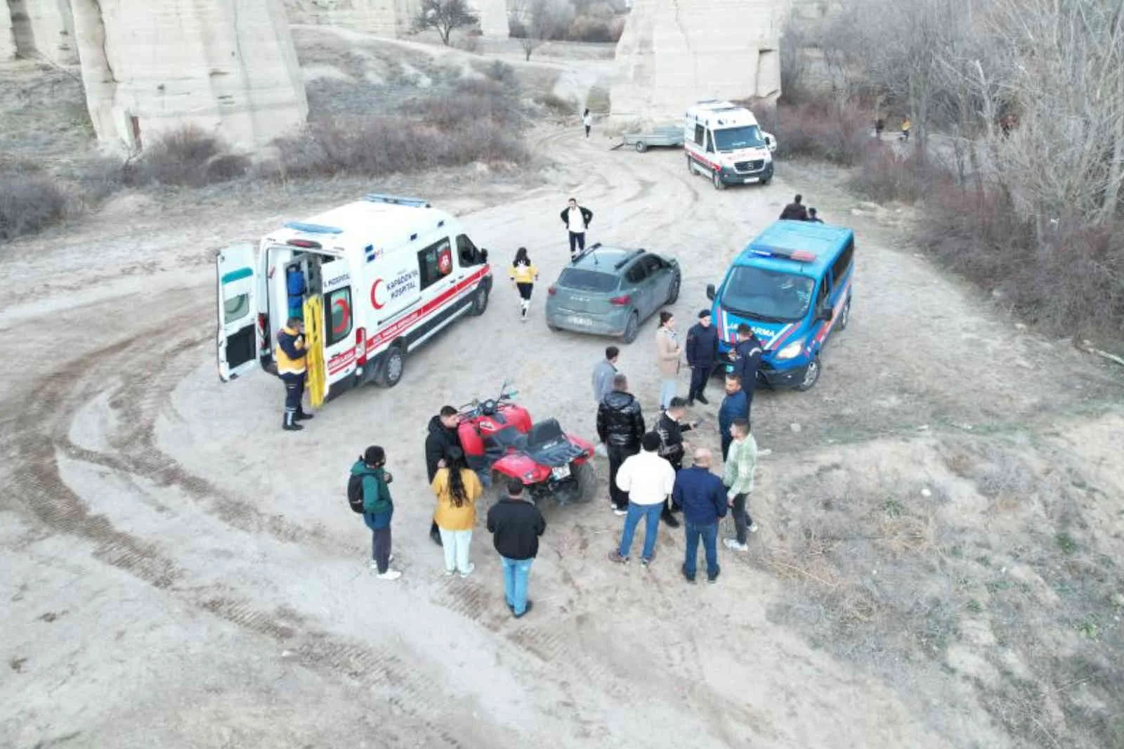 Turistlerin Aşk Vadisi'ndeki yürüyüş kabusa döndü