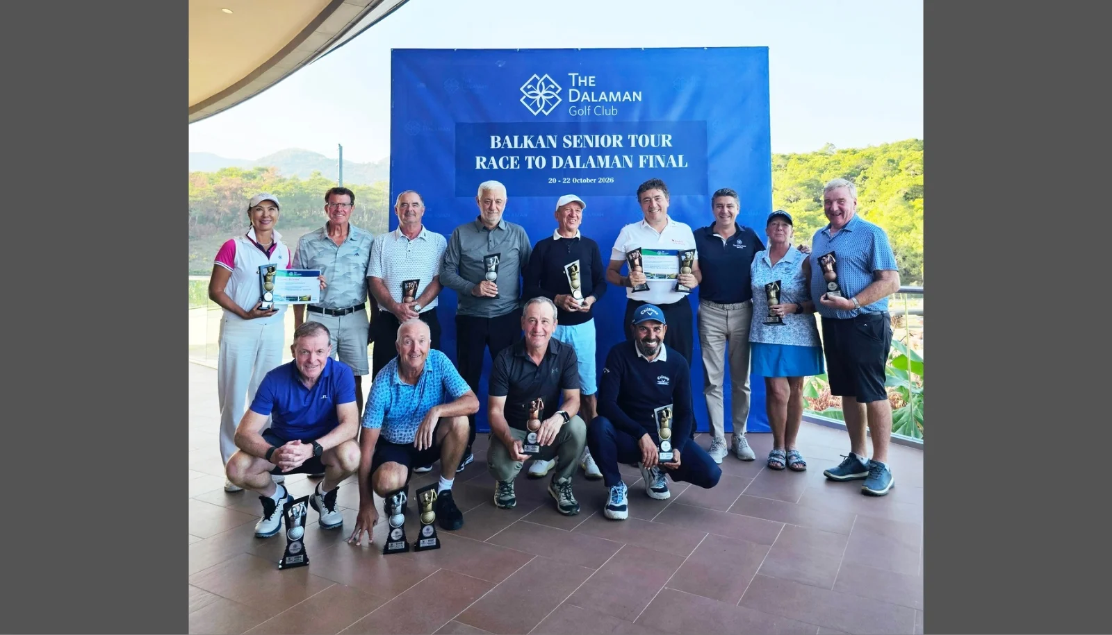 The Dalaman Golf Club, Balkan Senior Tour’un uluslararası finaline ev sahipliği yaptı