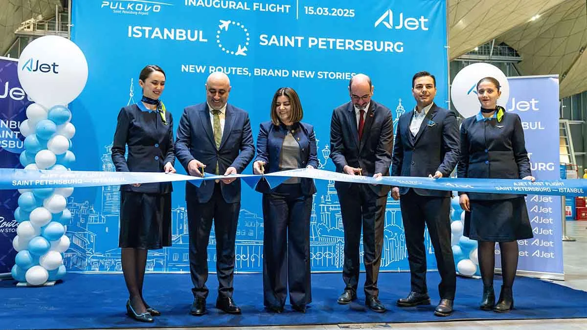 AJet, İstanbul- St. Petersburg hattını açtı
