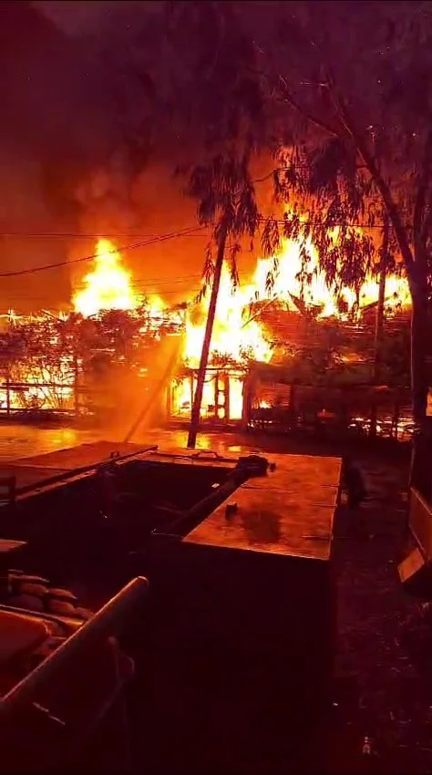 Antalya-Olympos'ta Kadir'in Ağaç Evleri ikinci kez tamamen yandı