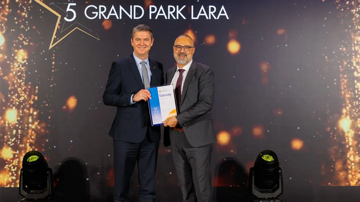 Grand Park Lara, dünyanın en iyileri arasında!