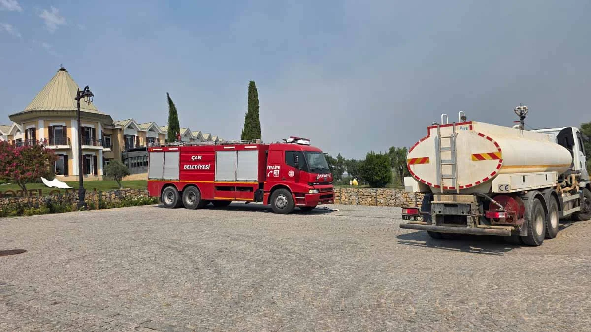 Çanakkale’deki yangına Hotel Caeli’den destek