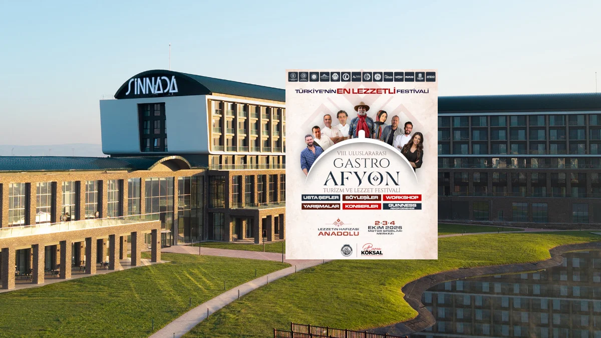 Sinnada Resort & Thermaland, GastroAfyon'da gastronomi ve kültürün buluşma noktası oluyor