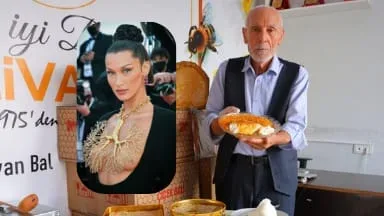 Dünyaca ünlü model Bella Hadid, 60 milyon takipçisi bulunan hesabından Kahramanmaraşlı Balcı Nusret'i paylaştı