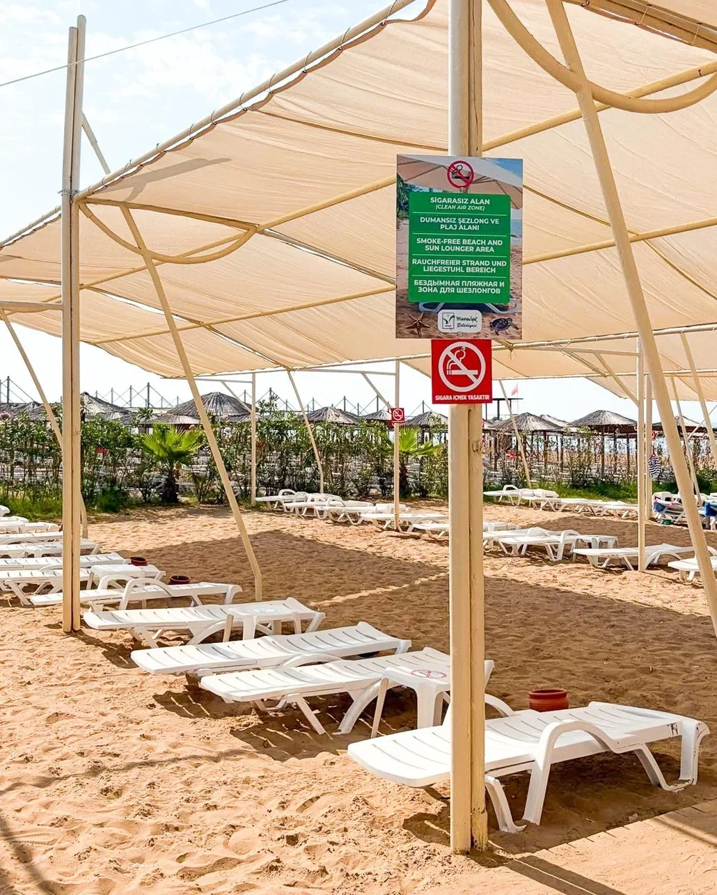 Manavgat’ta “Dumansız Plaj” uygulaması başladı