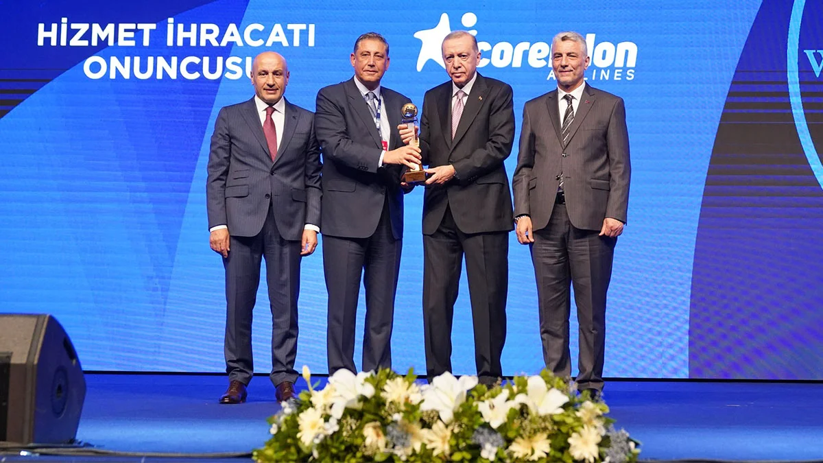 Corendon Airlines, ihracat şampiyonları arasına adını tekrar yazdırdı