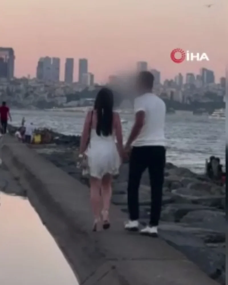 Rus turisti rahatsız edip takibe alan şahıs gözaltına alındı