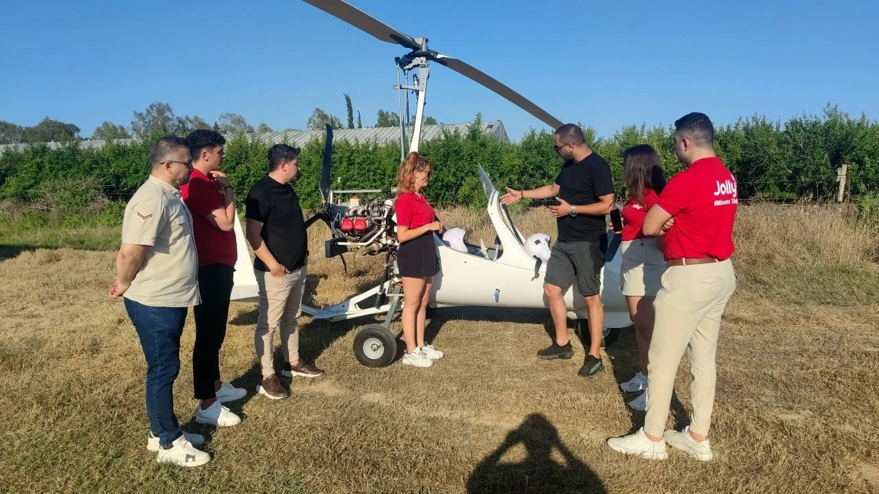 Antalya’daki Gyrocopter turları, yerli ve yabancıların ilgisini çekecek
