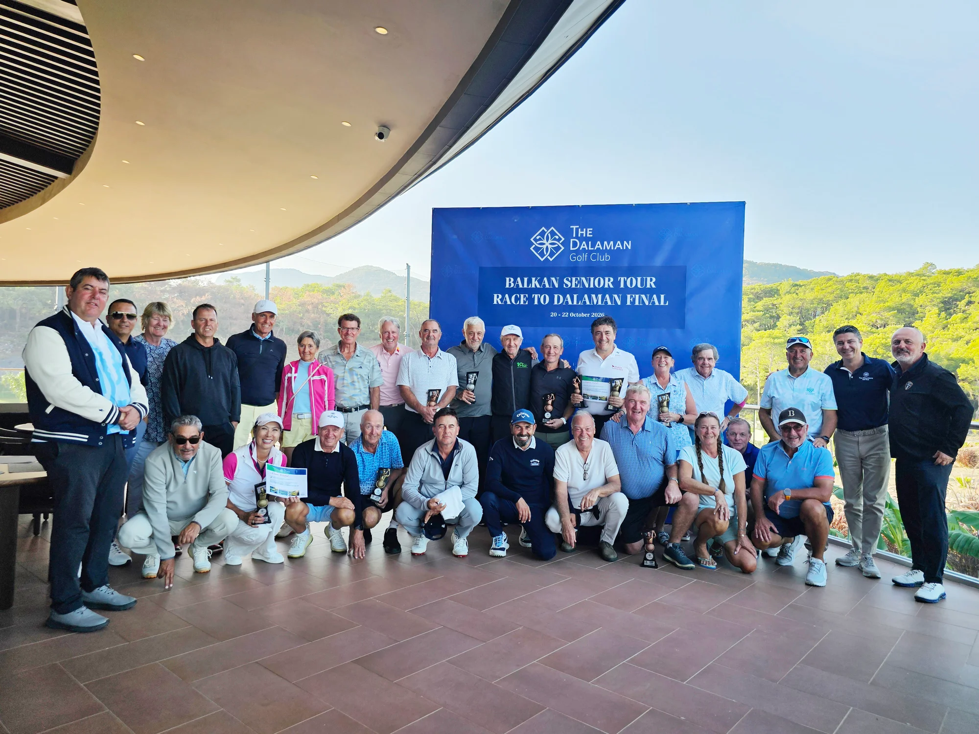 The Dalaman Golf Club, Balkan Senior Tour’un uluslararası finaline ev sahipliği yaptı