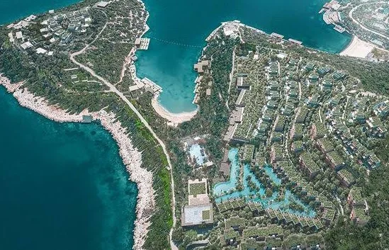 Bakan Ersoy'un iddialı oteli Maxx Royal Bodrum, kapılarını açtı