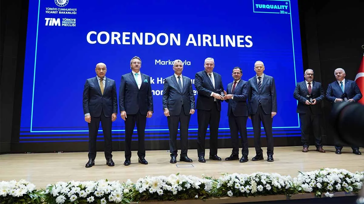 Corendon Airlines, Turquality programında iki ödülün sahibi oldu