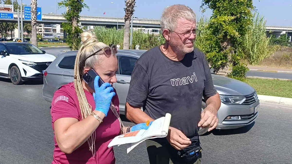 Antalya’da Belçikalı turistin inadı, ekiplere zor anlar yaşattı 