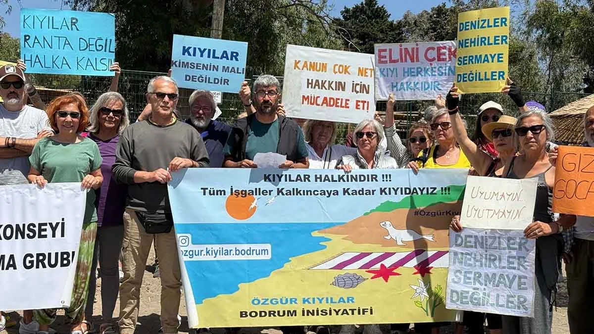 Bodrum’da “Kıyılar halkındır” eylemi