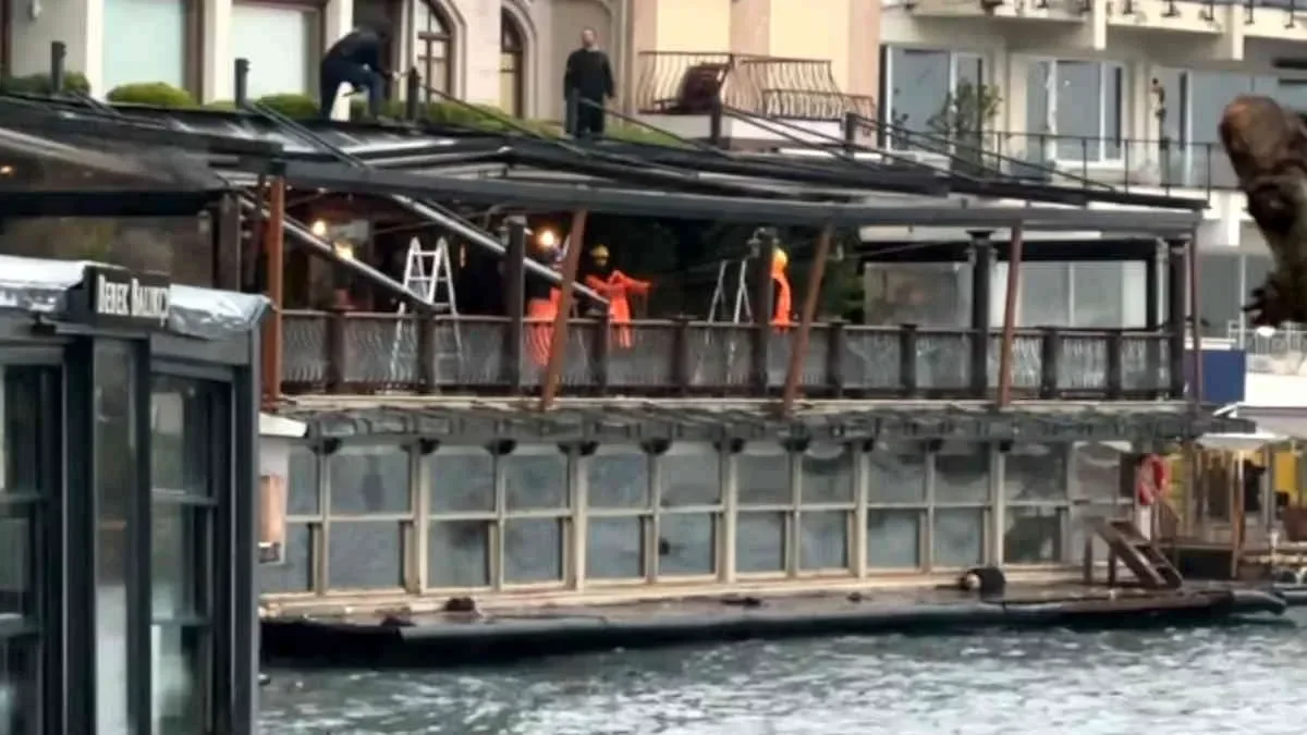 Ünlü otelin kaçak bölümleri yıkılıyor