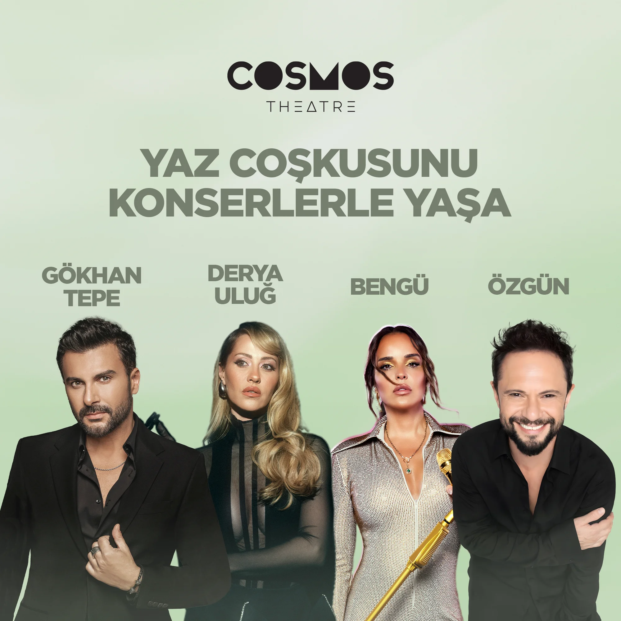 Cosmos Theatre, yaz sezonu boyunca ünlü isimleri ağırlayacak