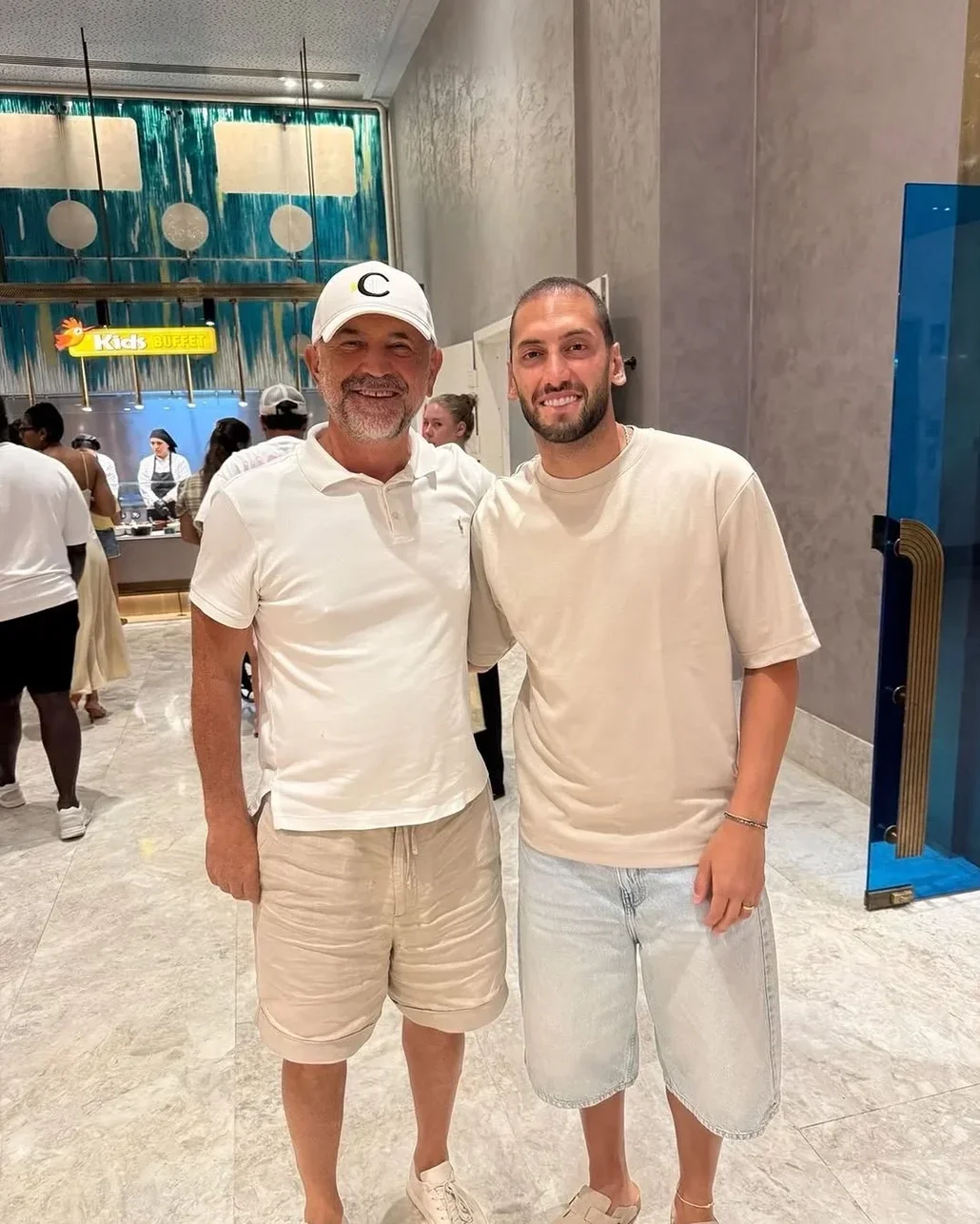Hakan Çalhanoğlu sezon öncesi tatili için Cullinan Belek’i tercih etti