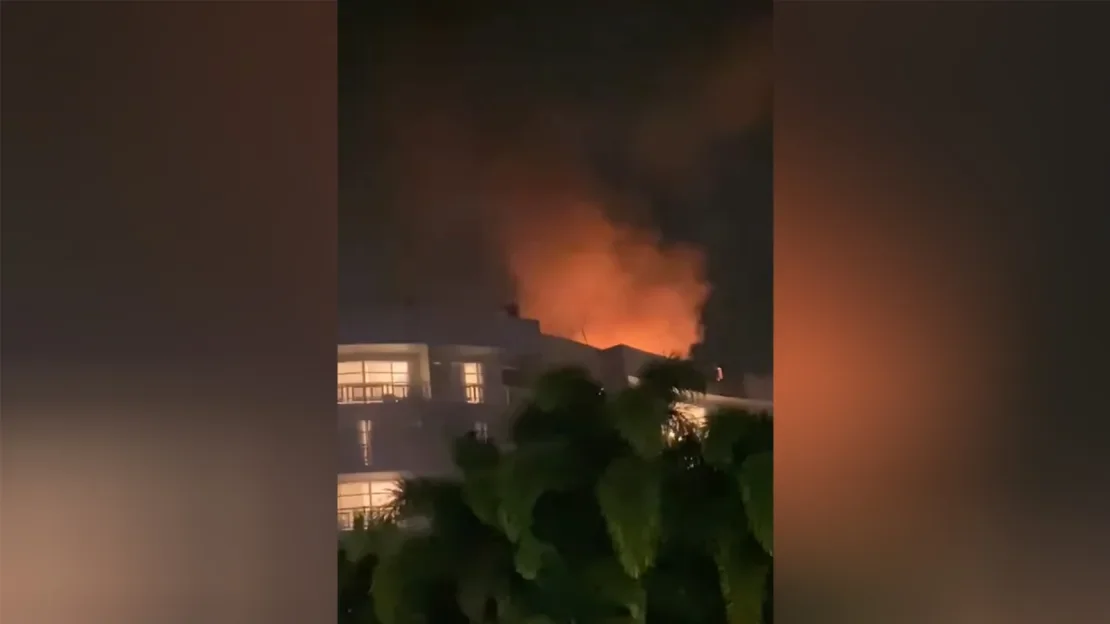 İzinsiz uçan helikopter otelin çatısına düştü: 1 ölü