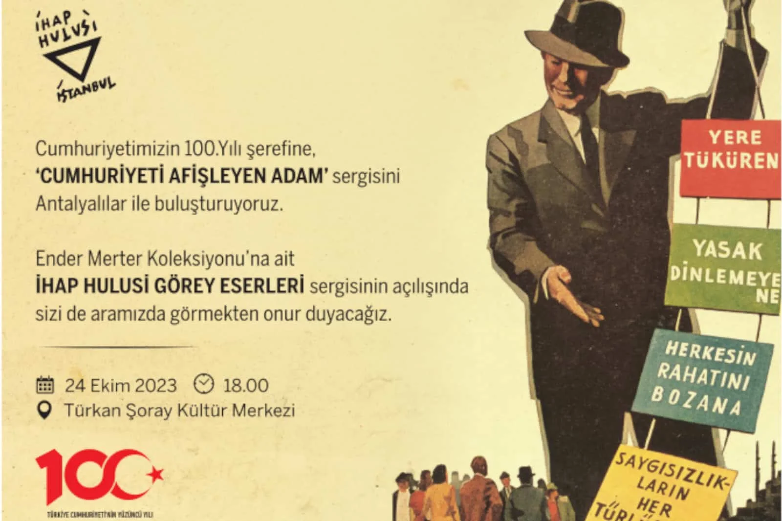 İhap Hulusi Görey’in eserleri Antalya’da sanatseverlerle bir araya gelecek