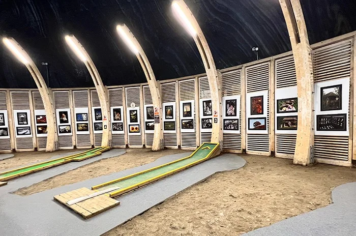 Yerin 120 metre altındaki park, yılda 680 bin misafir ağırlıyor