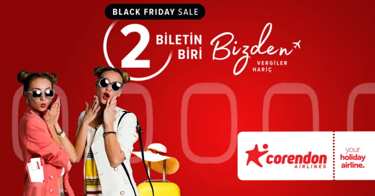 Corendon Airlines’ta Süper İndirim Haftası başladı