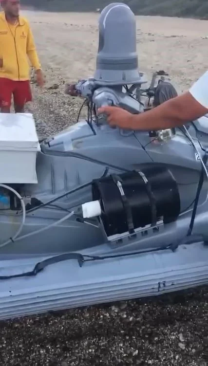 Ukrayna donanmasına ait bomba yüklü Jetski, otelde paniğe neden oldu