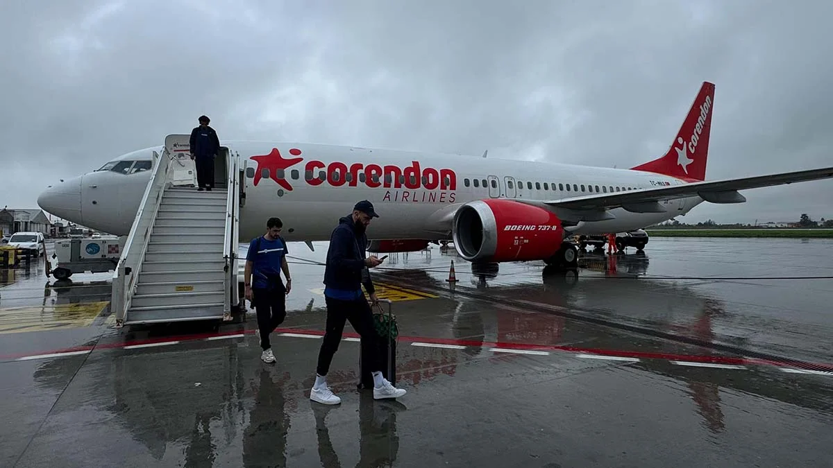 Anadolu Efes, ilk deplasman maçı uçuşunu Corendon Airlines ile yaptı