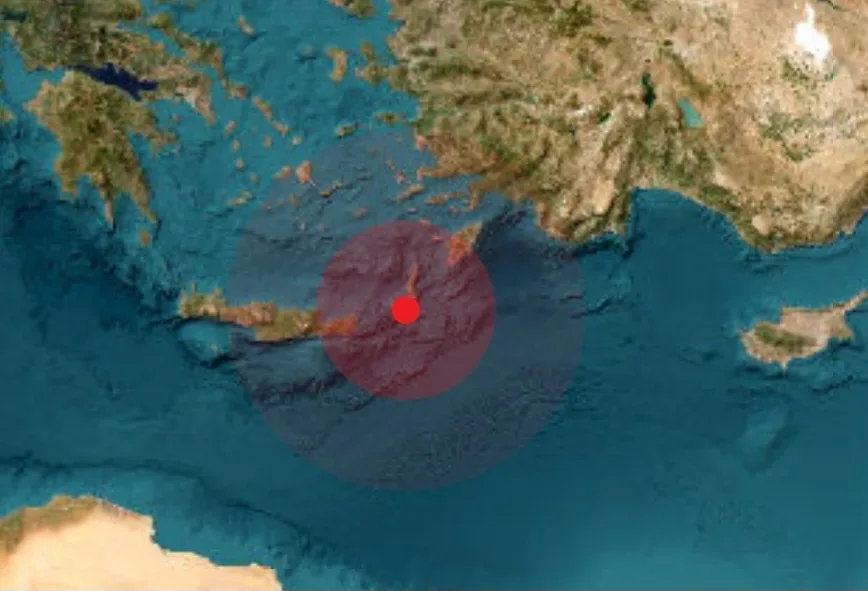 Akdeniz’de 6 büyüklüğünde deprem