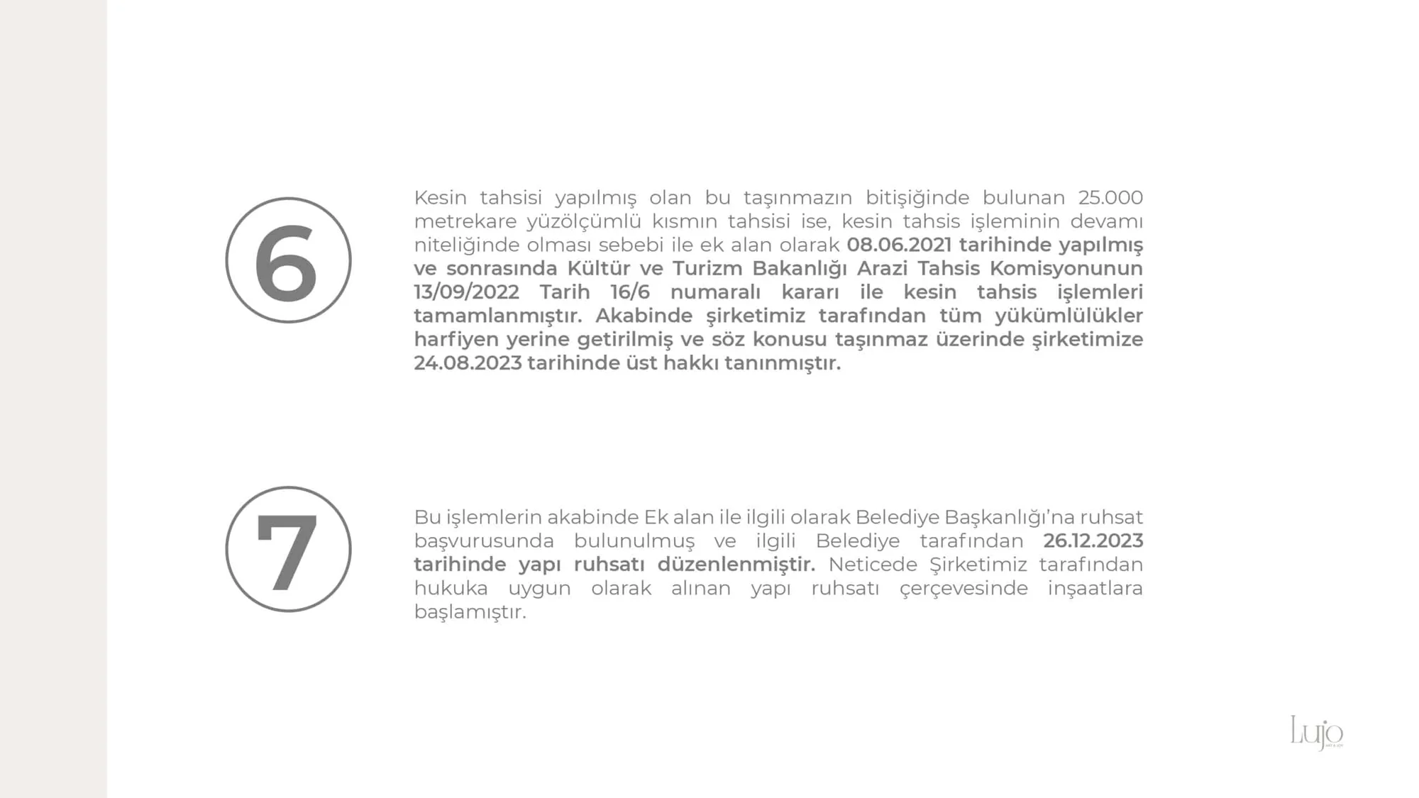 Lujo Hotel Bodrum’dan inşaat iddialarına yanıt