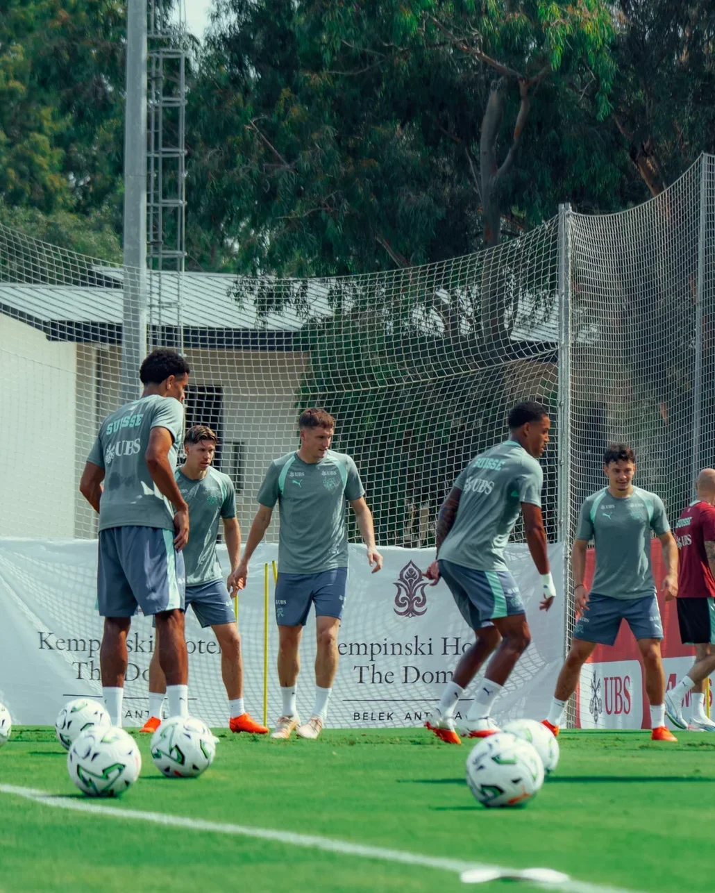 İsviçre Milli Futbol Takımı kamp için Kempinski Hotel The Dome Belek’i tercih etti