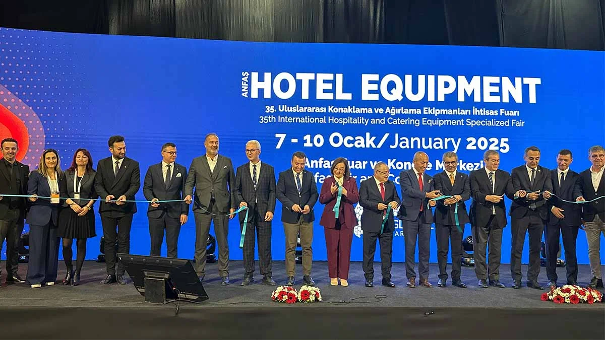 Uluslararası Konaklama ve Ağırlama Ekipmanları İhtisas Fuarı Antalya'da açıldı