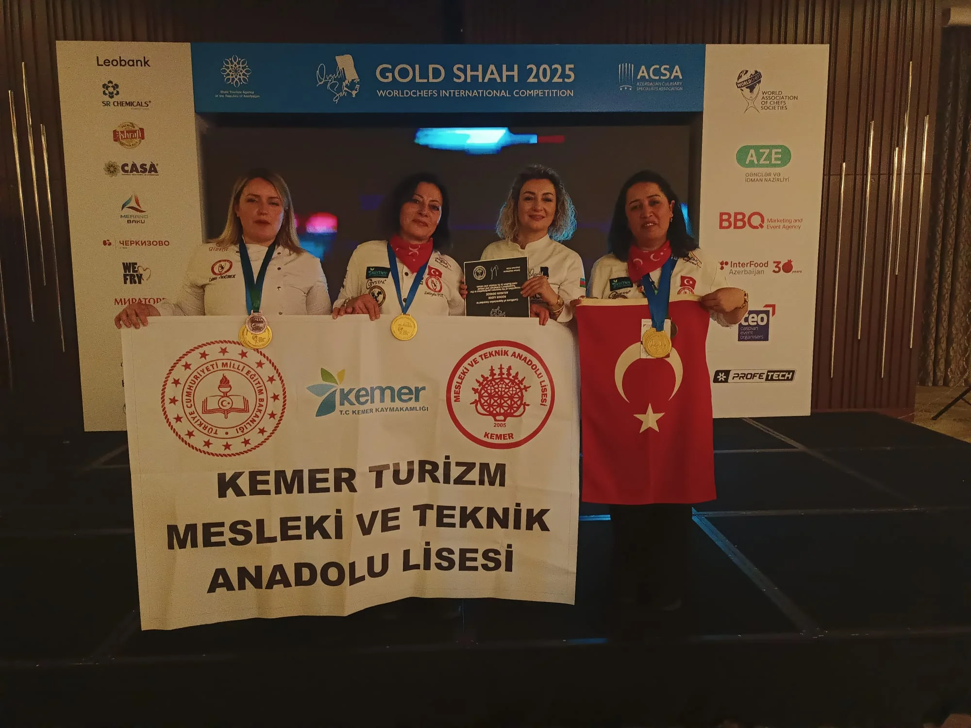 Aşçılarımız, yeteneklerini tüm dünya gösterdi
