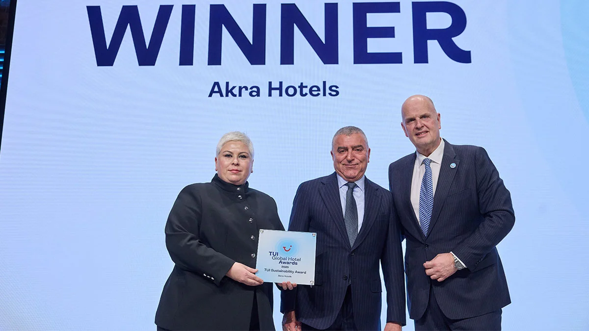 Akra Hotels, TUI Global Hotel Awards 2025’te Sürdürülebilirlik Ödülüne layık görüldü
