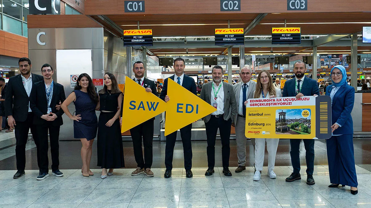 Sabiha Gökçen Havalimanı’ndan Edinburgh’a yeni hat