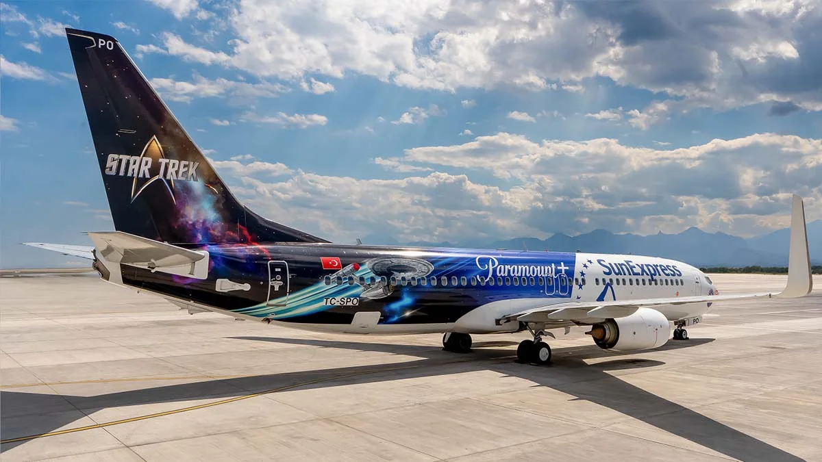 SunExpress, Star Trek ile havalanıyor