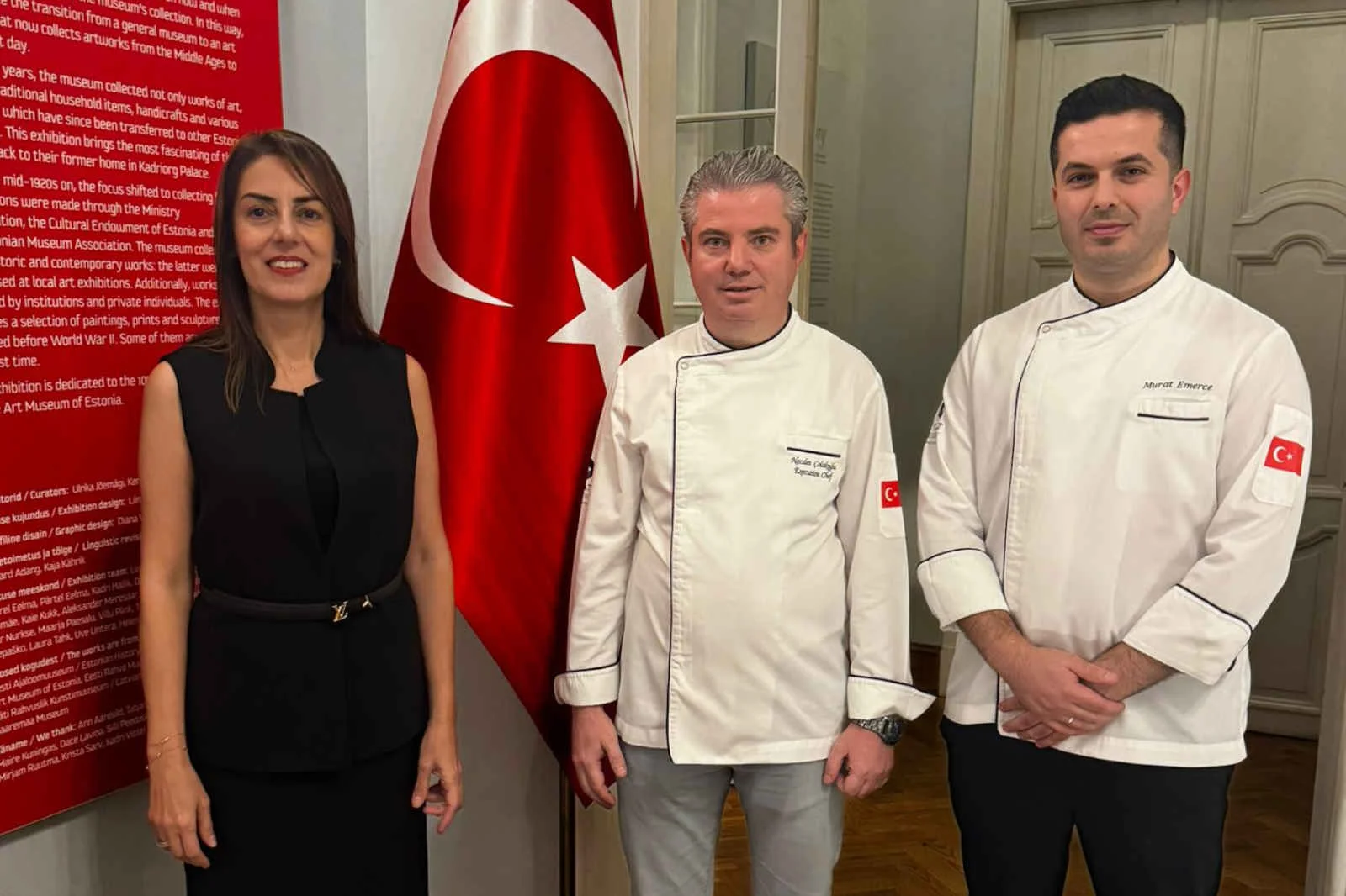 Türk şeflerden, Estonya’daki 29 Ekim Resepsiyonunda Türk lezzetleri