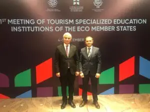 İKÇÜ Turizm Fakültesi Ekonomik İşbirliği Teşkilatında Türkiye'yi temsil etti