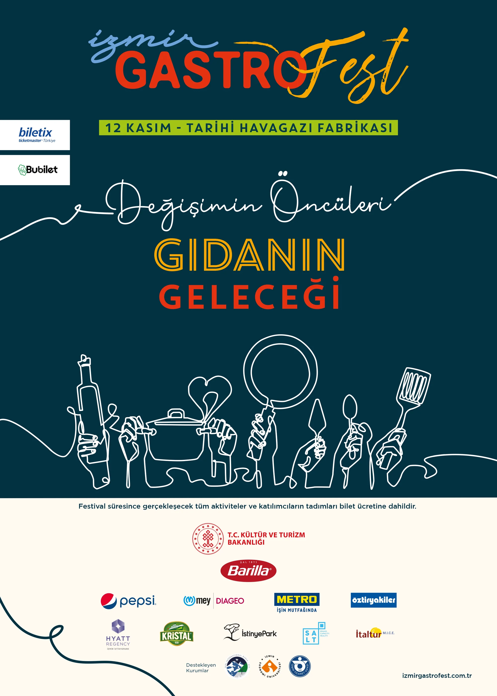 İzmir’in ilk ve tek gastronomi festivali İzmir GastroFest, 12 Kasım’da