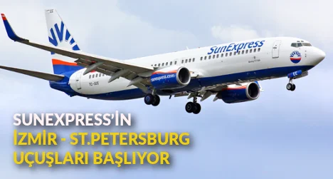 SunExpress’in İzmir - St.Petersburg uçuşları başlıyor