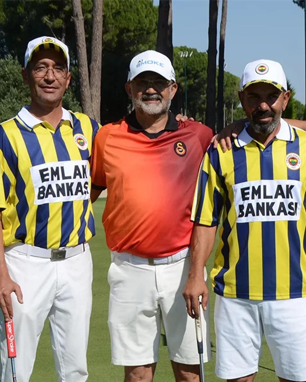 Üç kulübün taraftarı Regnum Carya Golf Kulübü'nde dostluk için buluştu