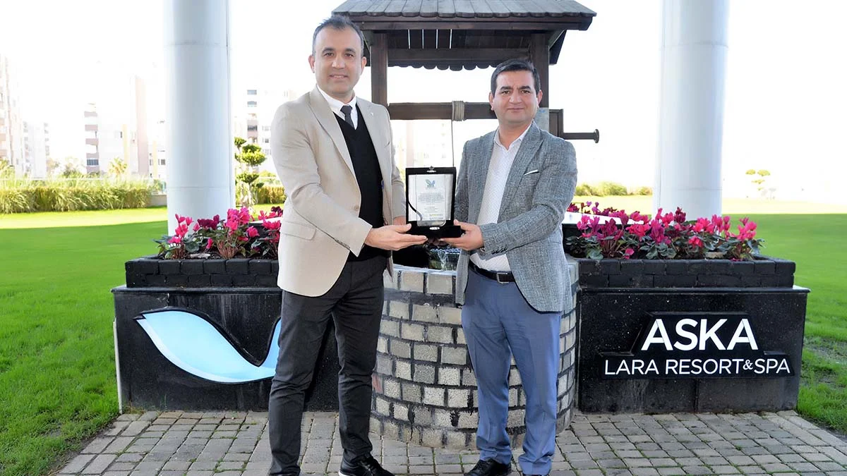 Aska Lara Resort & Spa’ya “Sıfır Atık” plaketi takdim edildi