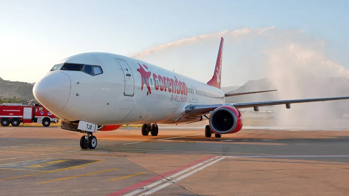 Corendon Airlines, Slovakya'dan Alanya’ya ilk uçuşunu gerçekleştirdi