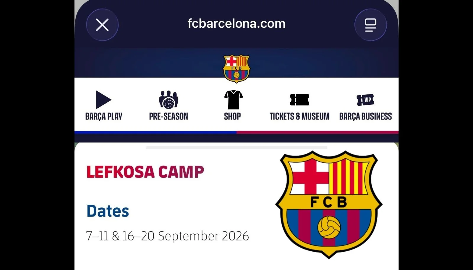 Rumlar, Barcelona'nın KKTC'de yapacağı kampı engellemeye çalışıyor